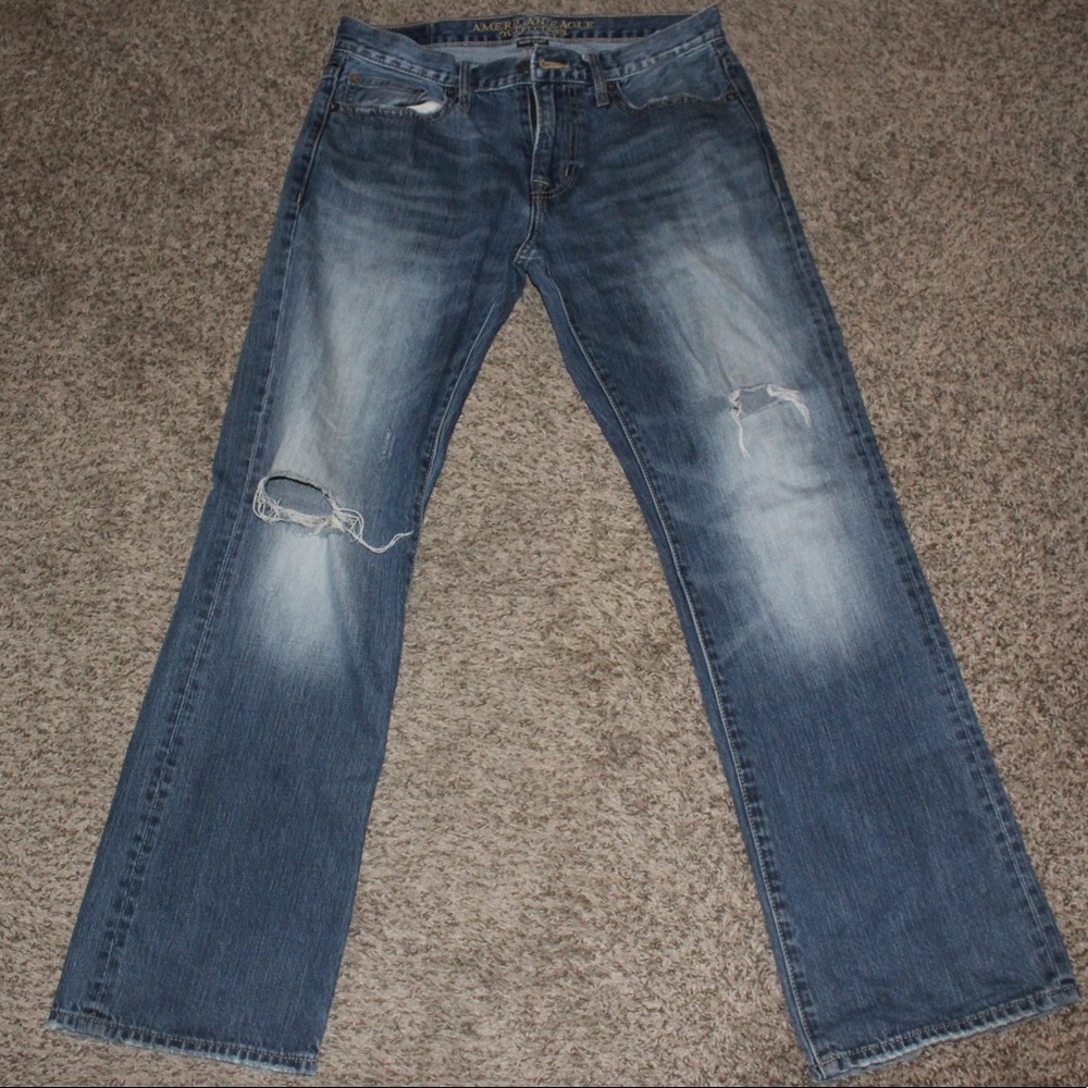 American eagle boot cut jeans.  Used